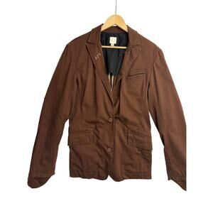 Diesel Mens Brown Casual Blazer Elbow Patches 44 (169_O)